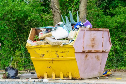 Professional garage clearance service transforming a cluttered space in Tower Hamlets