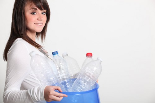 Stacked cleared items showing organized and eco-friendly disposal